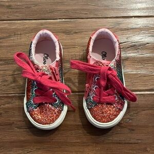 Olive and Edie Serenity Glitter Sneakers Size 5